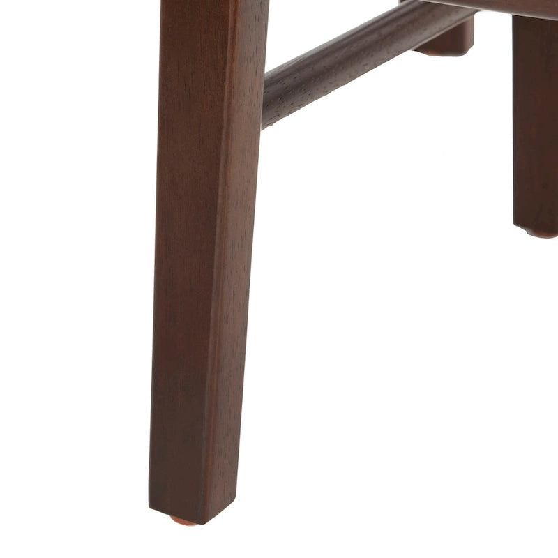 Table de bar de pub contemporaine en bois avec étagère de rangement sous la table