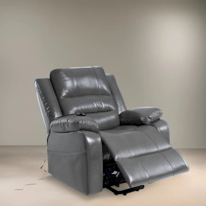Fauteuil releveur électrique pour personnes âgées avec chauffage, massage et inclinaison réglable