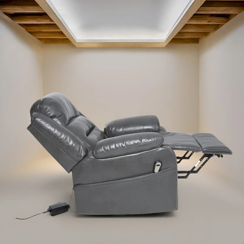 Fauteuil releveur électrique pour personnes âgées avec chauffage, massage et inclinaison réglable