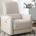 Fauteuil inclinable, pivotant et berçant ergonomique avec chargement USB
