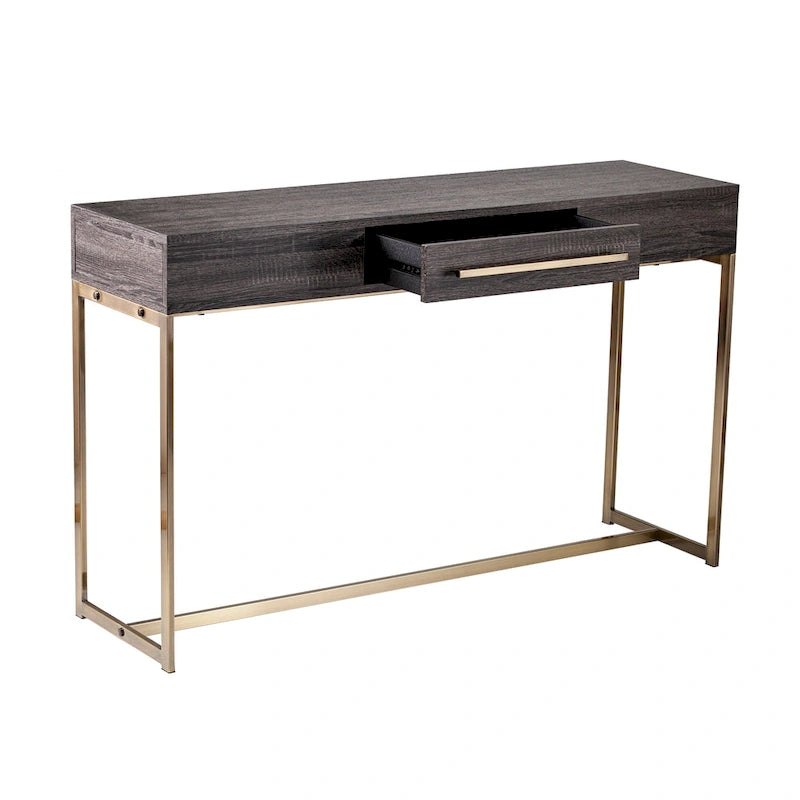 Console en bois de style transitoire avec rangement