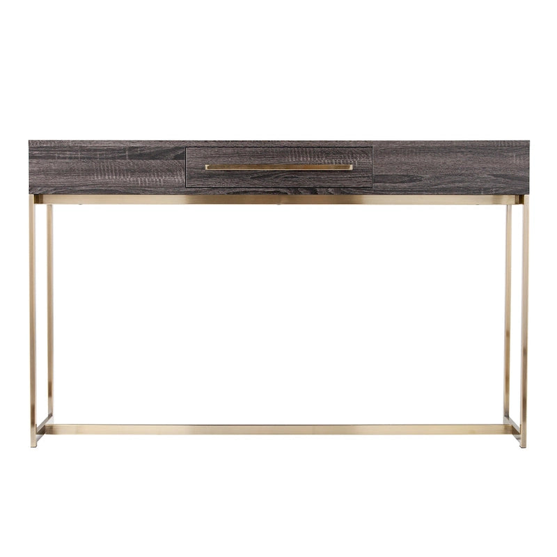 Console en bois de style transitoire avec rangement