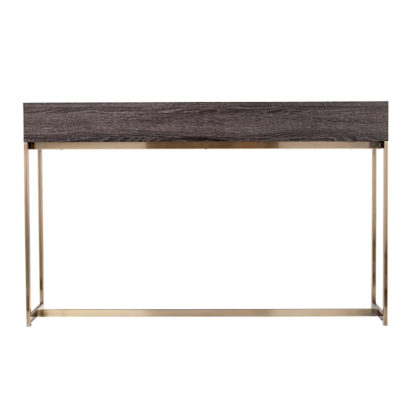 Console en bois de style transitoire avec rangement