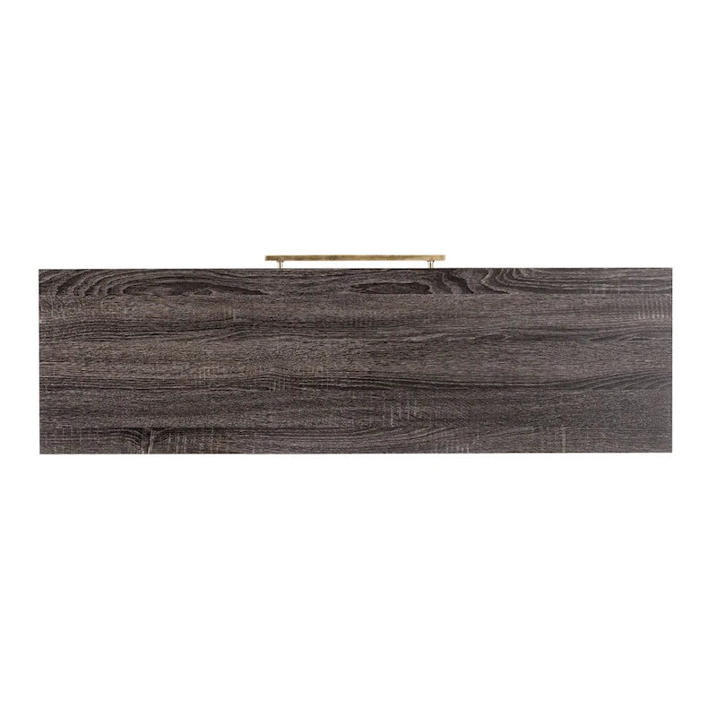 Console en bois de style transitoire avec rangement