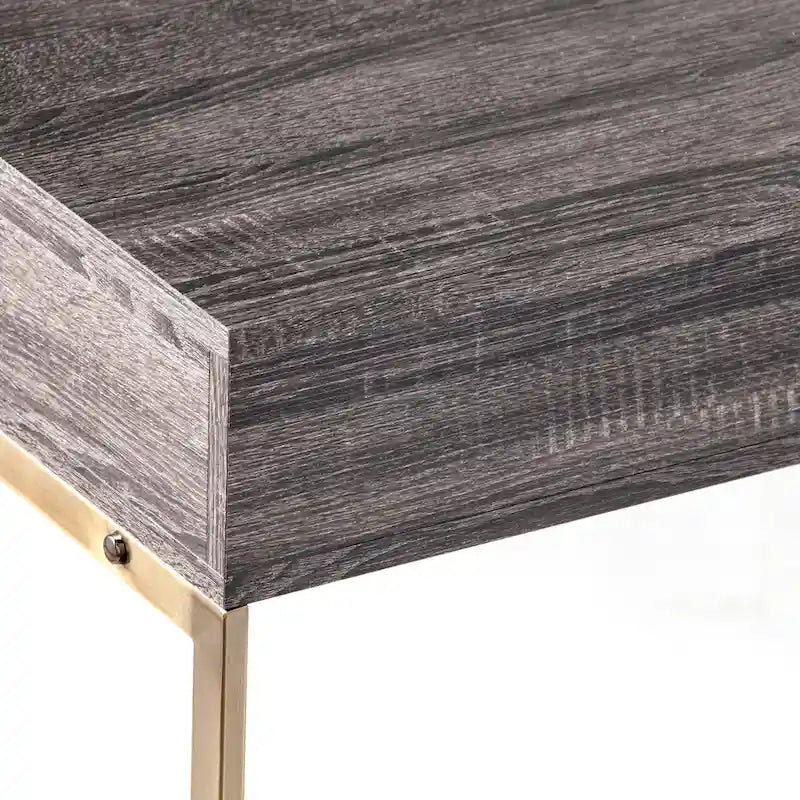 Console en bois de style transitoire avec rangement