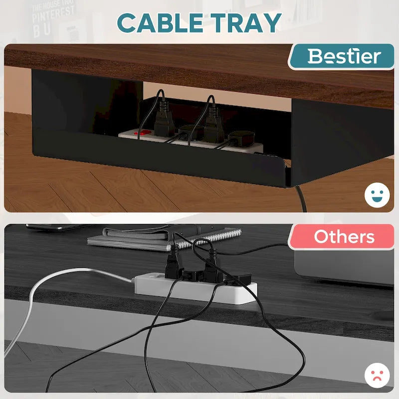 Bureau debout réglable en hauteur électrique avec port USB