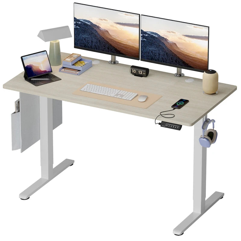 Bureau debout réglable en hauteur électrique avec port USB