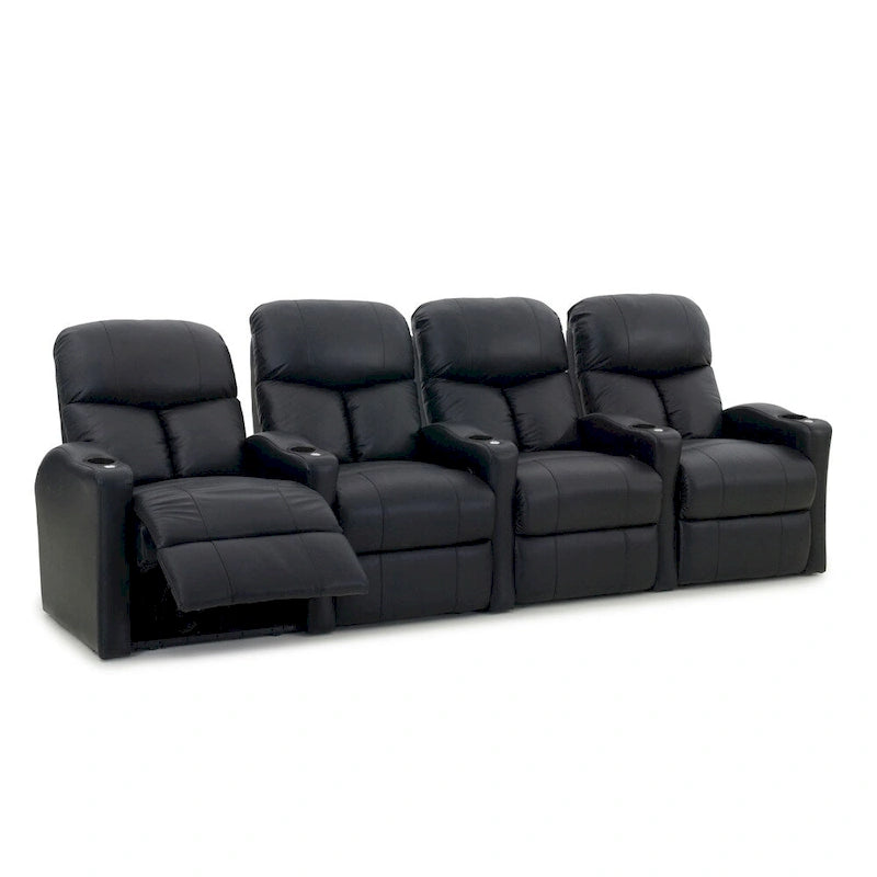 Fauteuil inclinable de cinéma maison en cuir Power avec mousse à mémoire de forme en gel