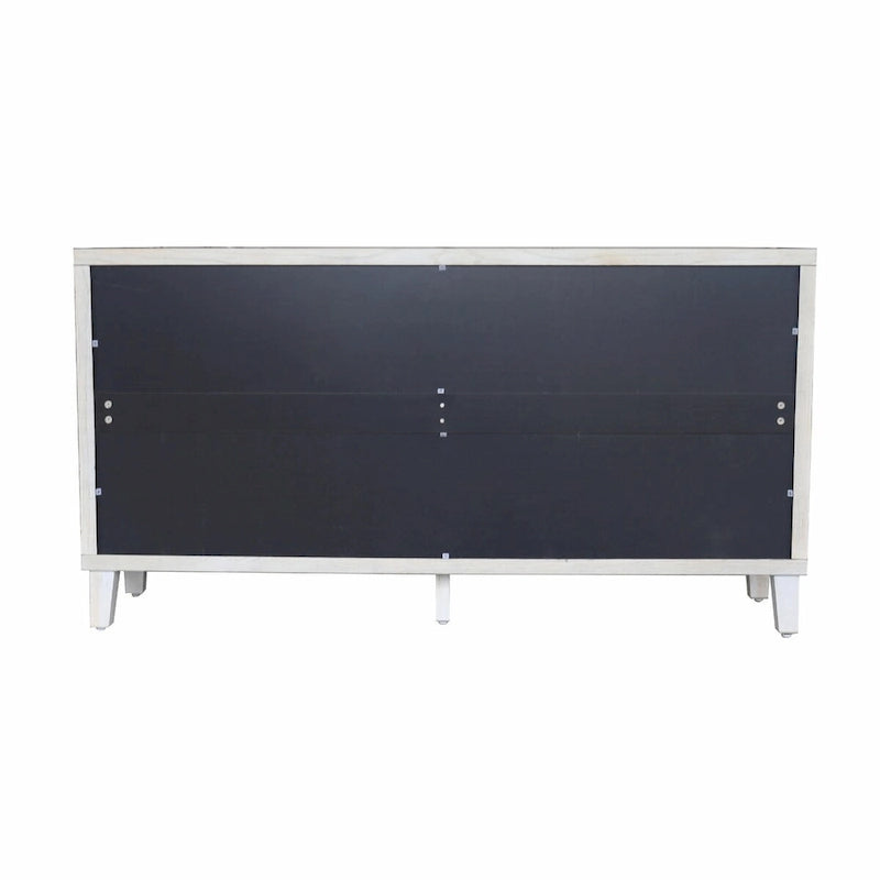 Buffet de cuisine en bois à 4 portes avec rangement