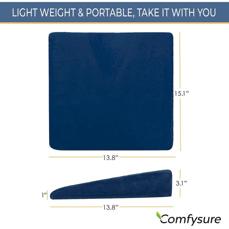 Coussin cale-siège auto en mousse à mémoire de forme ferme pour soulager la douleur